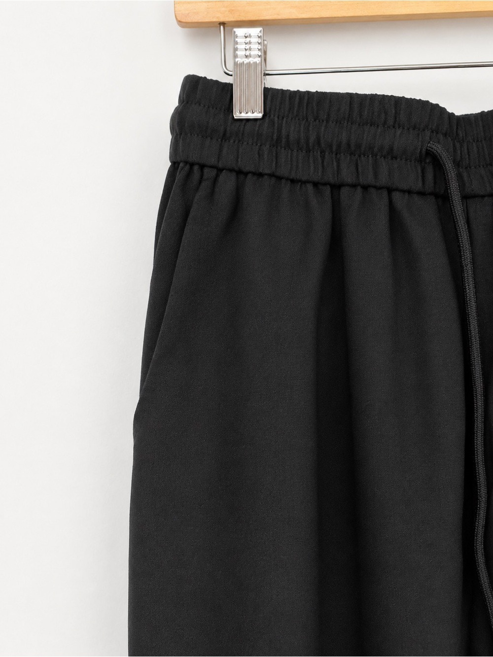 Halara High Waist Drawstring Wide Leg Linen Feel Pants Black xl NWT - Picture 7 of 12